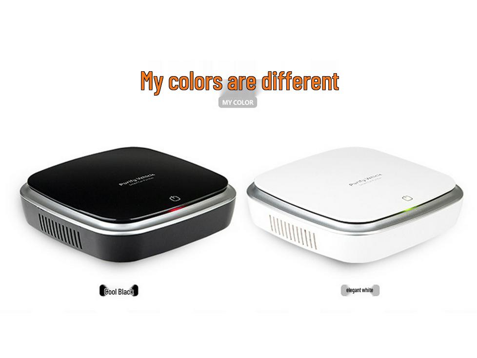 Solar-Powered Car Air Purifier: Eliminates Odors & PM2.5
