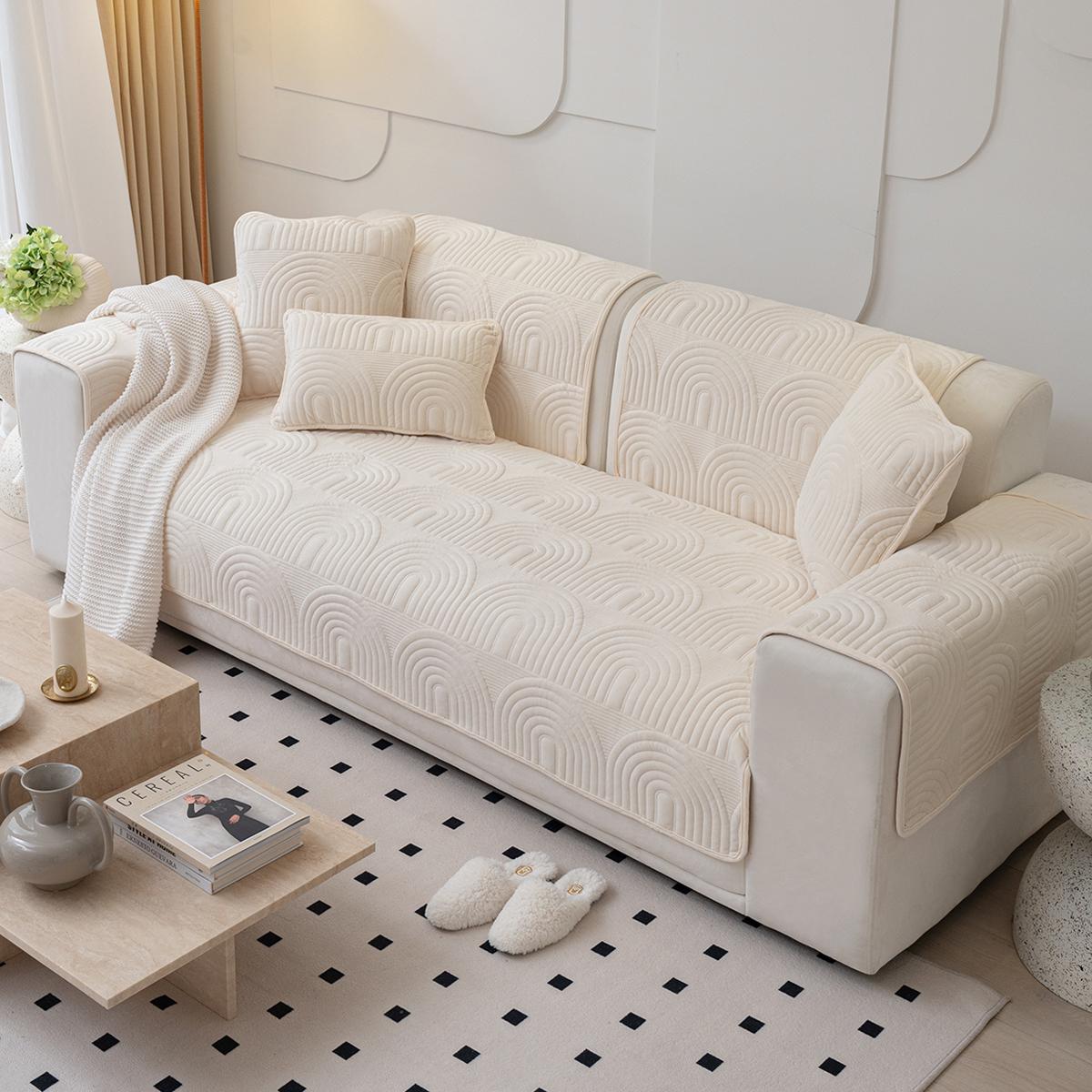 

1 шт. плюшевая противоскользящая диванная подушка подходит для дивана, эркера, подушки для йоги на все времена года 45x45cm