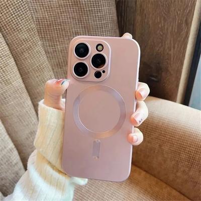 Luxury For Magsafe Magnetic Lens Protector Phone Cases For iPhone 15 14 11 13 12 Pro Max Plus Wireless Charge Cover Accessories
