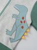 Autumn/Winter Boys' Embroidered Zipper Hoodie Jacket – European & American Style