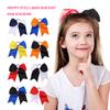 Fascia Larga Fiocco Nodo Elastico Spesso Abbinamento Colori Ornamenti Senza Impigli Stile Preppy Porta Coda di Cavallo Scrunchies Accessori