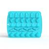 Christmas Silicone Chocolate Mold Gingerbread Man Xmas Tree Snowman Gloves Gummy Candly Mould Kitchen Party DIY Baking Tool