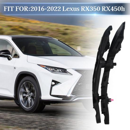 Front Bumper Brackets Retainer Side Support For 2016- Lexus RX350 RX450h 2Pc