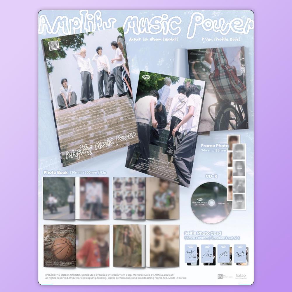 (PRE-ORDER) AxMxP - 1st Album AxMxP (P Ver.)