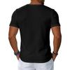 Herren Freizeit T-Shirt mit kurzen Ärmeln, V-Ausschnitt, leicht, weicher Stoff, bequeme Passform, Top für draußen und den täglichen Gebrauch