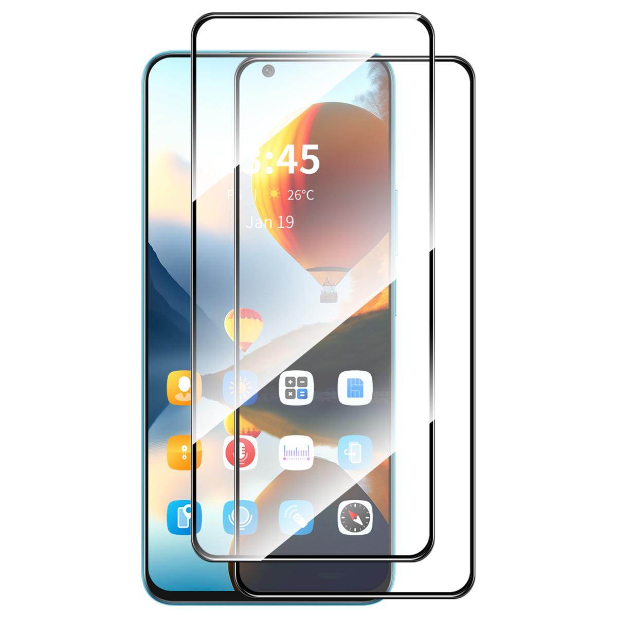 

ENKAY HAT PRINCE 2Pcs For Google Pixel 9 Pro XL Screen Protector 0.26mm 2.5D High Aluminium-Silicon Glass Film As Shown A