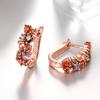 Multicolored Earring Vintage Zirconia Rose Gold Plated Custom Fine Jewelry Earrings 2024