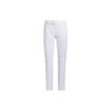 Einfarbige High Waist Slim Fit Freizeithose Damen Unterteile Weiß HY0864
