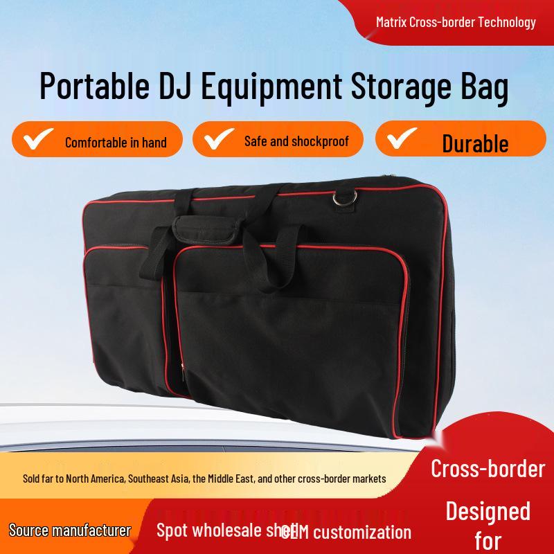 Shockproof Cross-border Handheld DJ Console Storage Bag – Multifunctional Electronic Audio Equipment Case