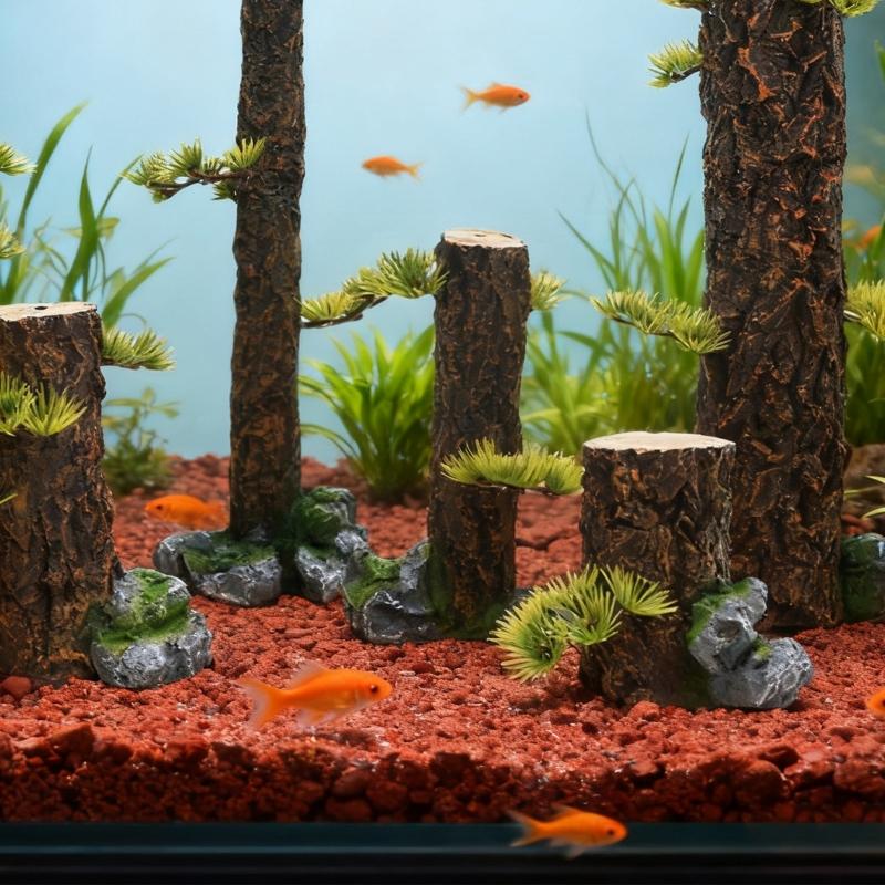 Aquarium Landscape Trunk Stump Model Aquariums Decorations Art Crafts Terrarium Habitat Ornaments