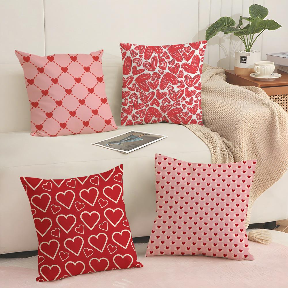 Gift for Lover Cushion Cover Pillowcase Ultra Soft Skin Friendly Fabric Cloud Like Comfort Concealed Zipper