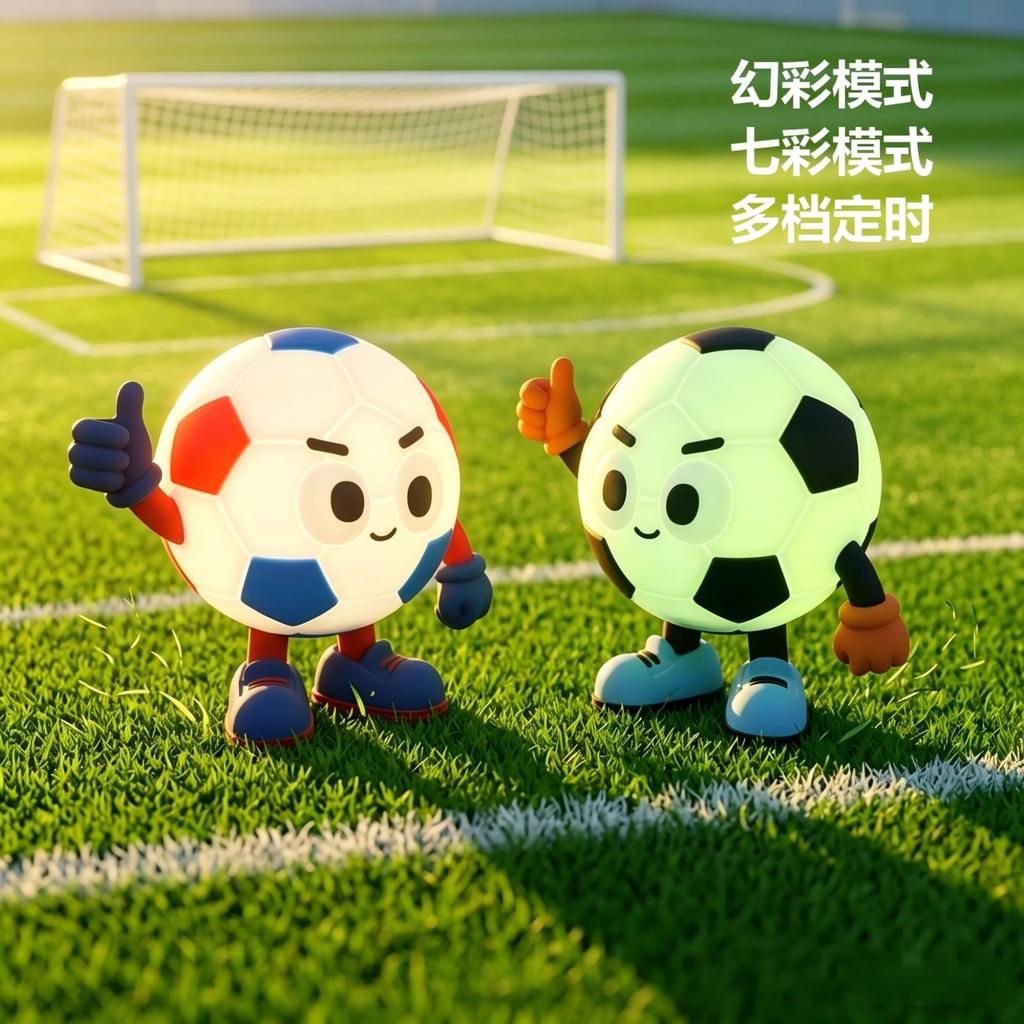 Soccer Ball Night Light Creative Football Lamp for Bedroom Decor