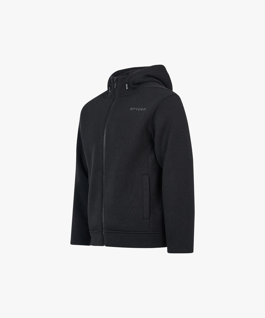 Spyder Men'S Sweater Bonded Hoodie Zip-Up Spjwcnft303Mblk