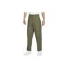 Nike Solid Color Zipper Sports Straight Leg Casual Pants Men bottoms Olive-Green FV5534-222
