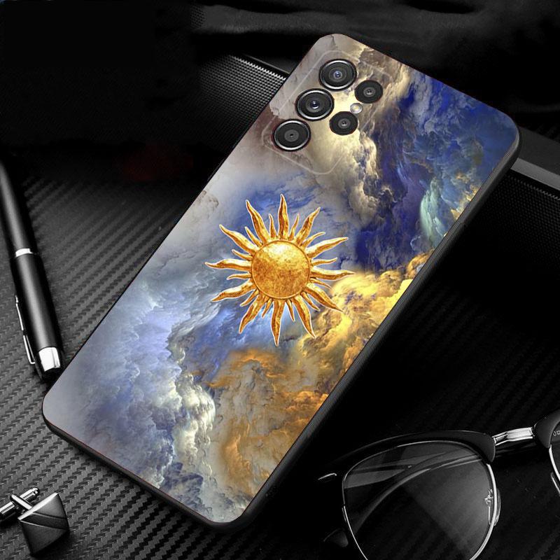 Clound Moon Star Night Phone Case For Samsung Galaxy S25 S24 S23 S22 S21 Ultra S24 S23 S22 S21 S25 Plus S24 S25 FE