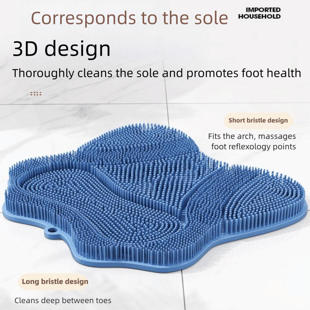Silicone Shower Foot Scrubber With Suction Cups Shower Foot Washer Bath Massager Bath Time