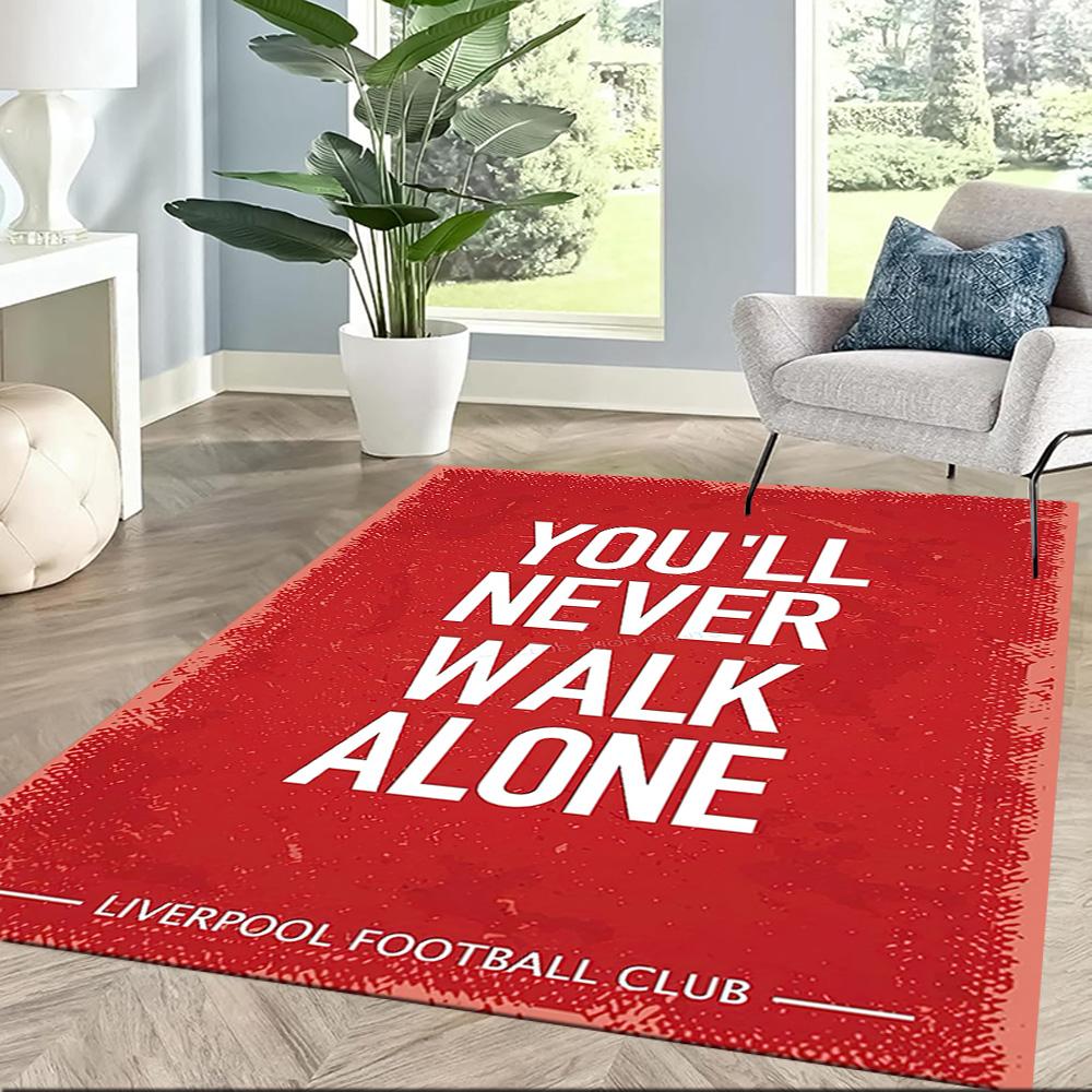Liverpool Football Club Floor Mat Design For Playrooms Balcony Decorate Room Dormitory Antislip Rug Anime Office Decor Perfect Gift For Womenmen