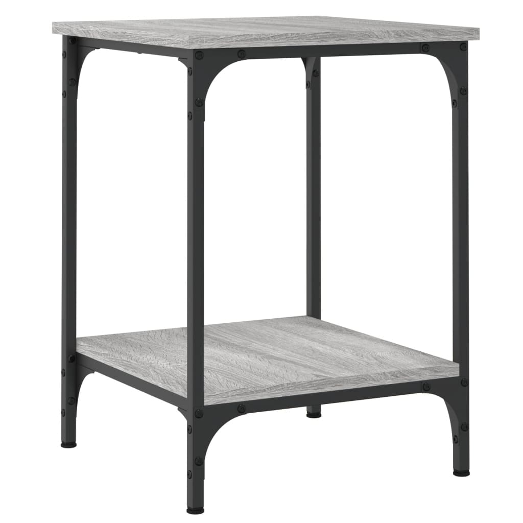 Coffee Table Gray Sonoma 40 x 40 x 55 cm Engineered Wood