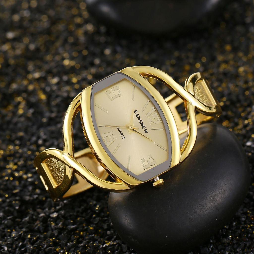 Fashion Women's Gold Watch Bangle Bracelet Stainless Steel Luxury Watches for Women Ladies Quartz Wristwatch