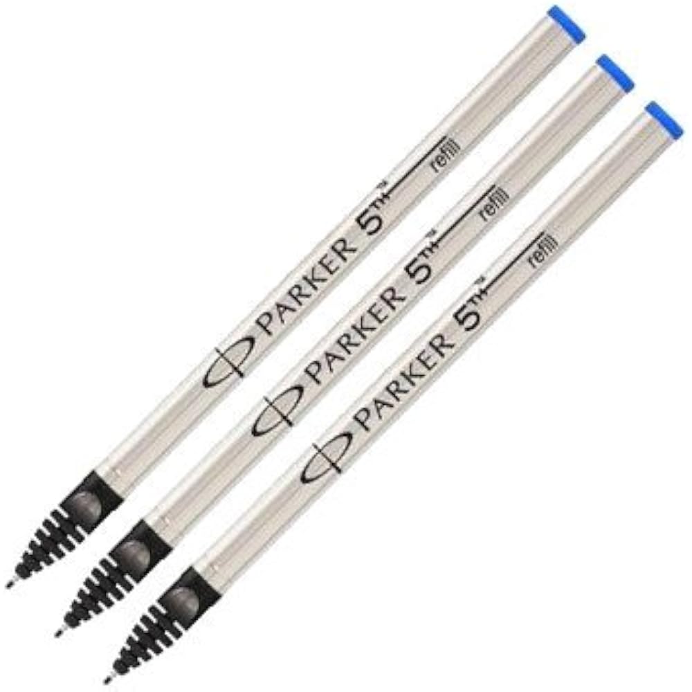 PARKER (PARKER) 3 Pack Refill 5th Technology Pen (Ingenuity) Exclusive Blue (Pen Tip: F) [S1162722]