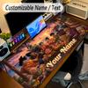 Large Mouse PadDragon Ball Custom Name Text Personalized Desk Mat Non Slip Gaming Pad