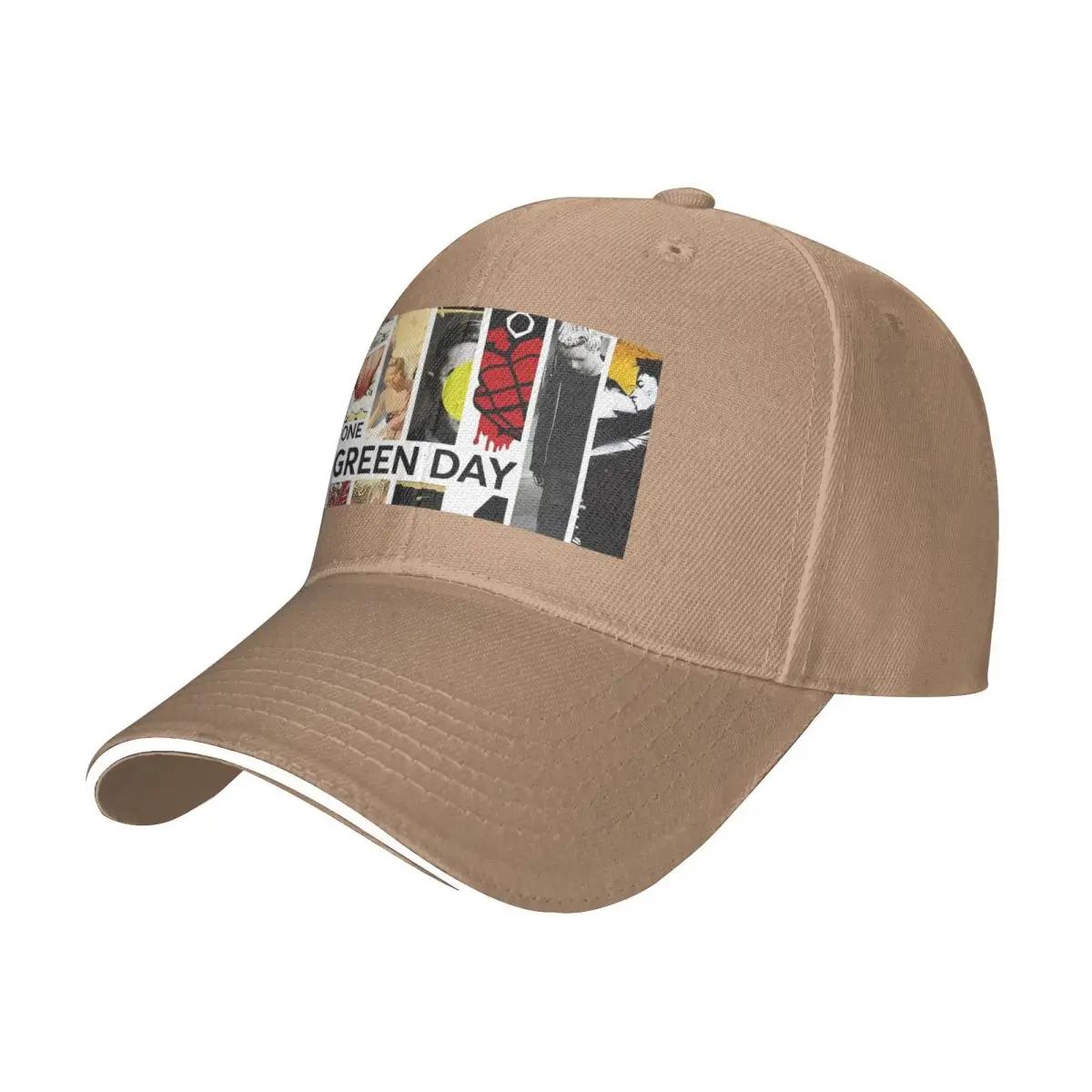 

2024 Альбом Green Days Band Бейсболки Хип-хоп Dookie Saviors Хип-хоп Кепка-сэндвич Унисекс Стиль Регулируемый головной убор Спорт Adjustable хаки