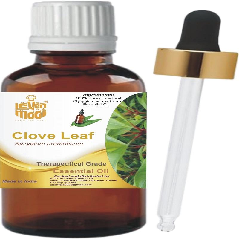 Levenmooi Clove Leaf (Syzygium aromaticum) Pure & Natural Therapeutic Grade Essential Oil Glass