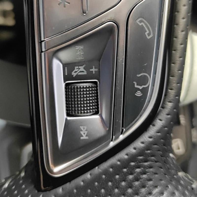 Efficientt-Car Steering Wheel Buttons Trim Cover Stickers For- Q3 Q5 A1 A3 8V A4 B9 B8 A5 A7 2018 High Version Car Styling