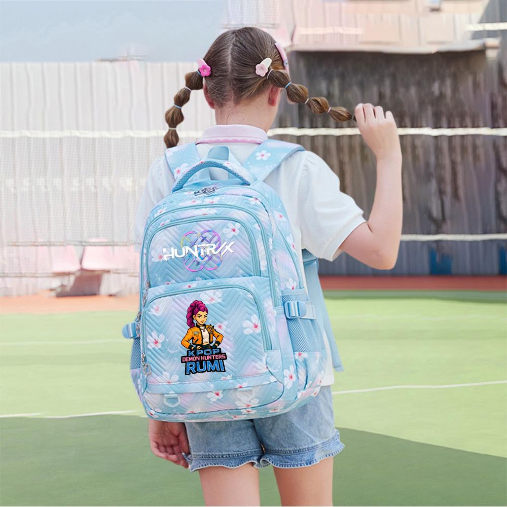 Zaino Carino Stampato K-Pop Zaino per Studente Adolescente per Ragazzo Ragazza Borsa da Scuola Regalo per Bambino Donna Grande Capacità Impermeabile Borsa da Viaggio Mochila