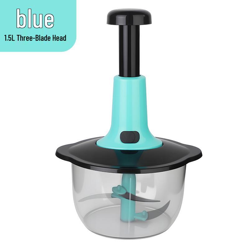 Large Capacity Manual Food Processor & Multifunctional Vegetable Cutter