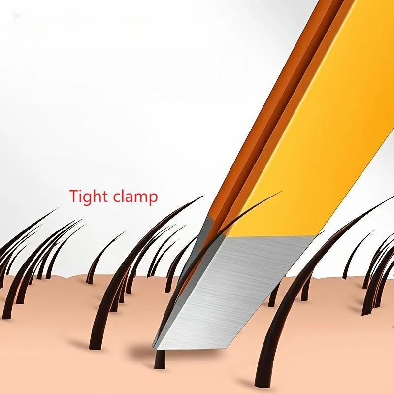 High-Precision Tweezers Stainless Steel Material with Excellent Rubber and Plastic Surface Feel Seamless Slant Tip