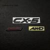 3D ABS For CX-5 2012 2013 2014 2015 2016 2018 2019-2020-2023-2025 Chrome Black Logo Emblem Letters Stiker Car Trunk Badge