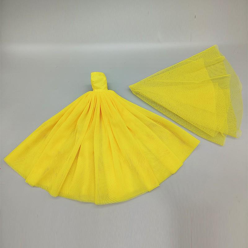 Multicolored Mini Mesh Skirt for 29cm Dolls - Babi Wedding Dress, Short Dress-Up Skirt for Toy Girls