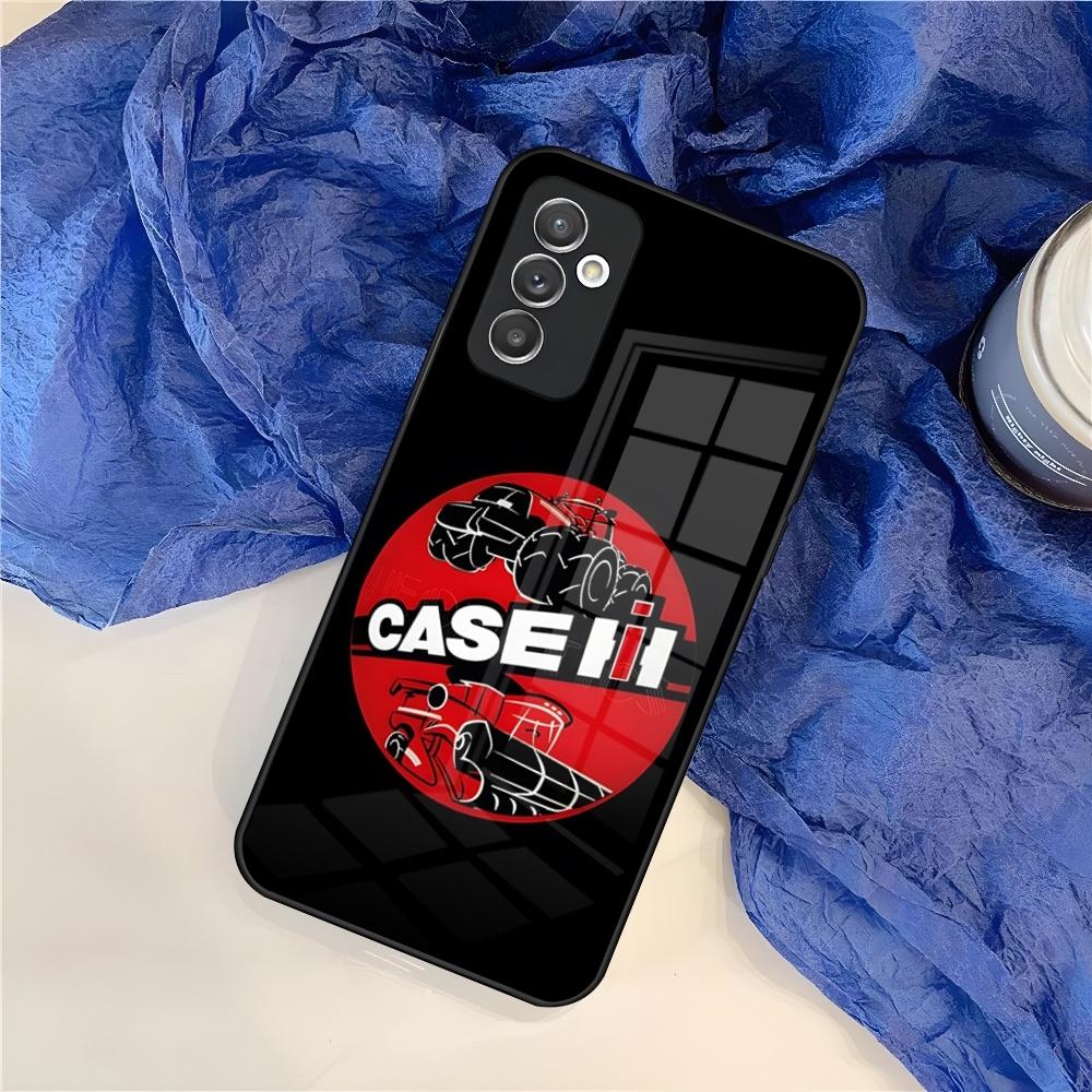 Coque de téléphone Case International Havester IH Tractor pour Samsung Galaxy S25 S24 S30 S21 S23 S20 S22 Fe Note 20 Pro Ultra Plus verre