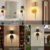 New LED Recharge Wall Lamp Simple Removable Wireless Wall Decor for Bedroom Bedside Decoration Atmospheric Wall Lights