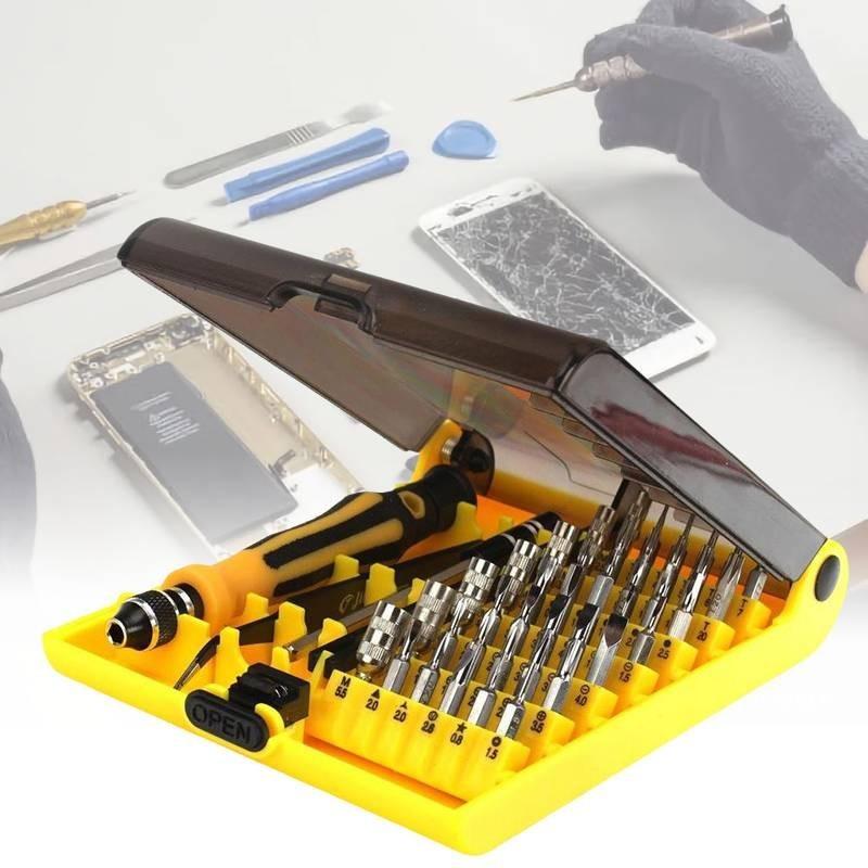 Ensemble de tournevis de précision Torx 45 en 1 polyvalent pour la réparation de téléphones portables et d'ordinateurs portables