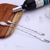 1Pc 25/32Cm Stainless Steel Cocktail Bar Spoon Spiral Drink Mixer Stirrer Spoon