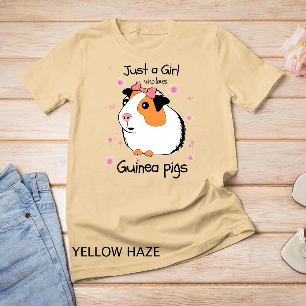 

Просто дівчина, яка любить морських свинок - Подарунок для любителя домашніх тварин Унісекс футболка 3XL