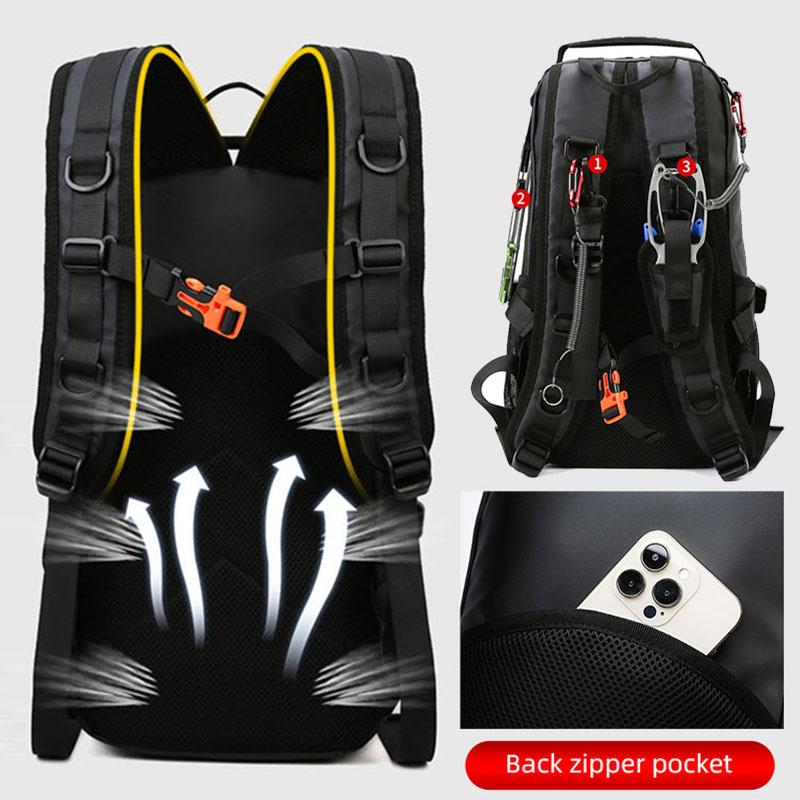 Outdoor Sports Camping Backpack Mountaineering Climbing Bag For Men Trekking Hiking FIshing Lure Box Tackle Travel Handbags