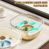 Small Turtle Habitat Transparent Full View Multi Function Areas Tortoise House Crabs Shrimps Terrarium Tank For Hermit Crabs