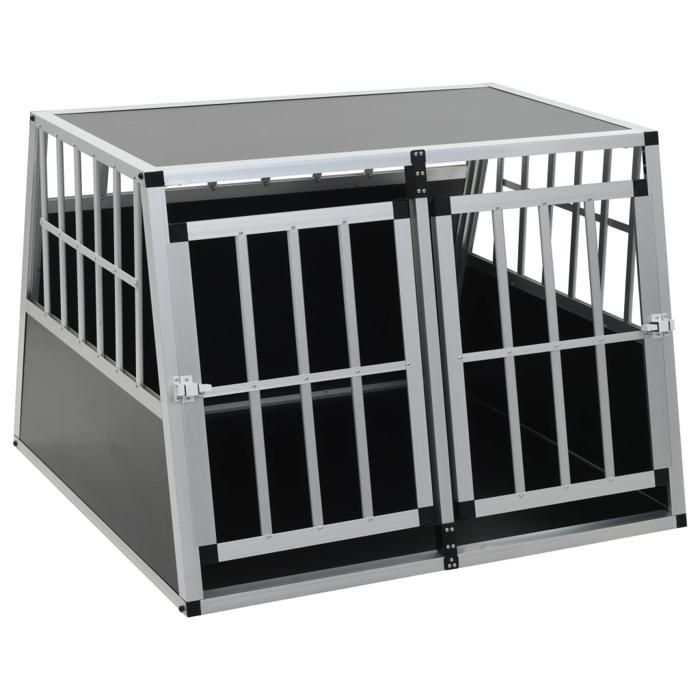 VidaXL Double Door Dog Cage 94 X 88 X 69 Cm 170665