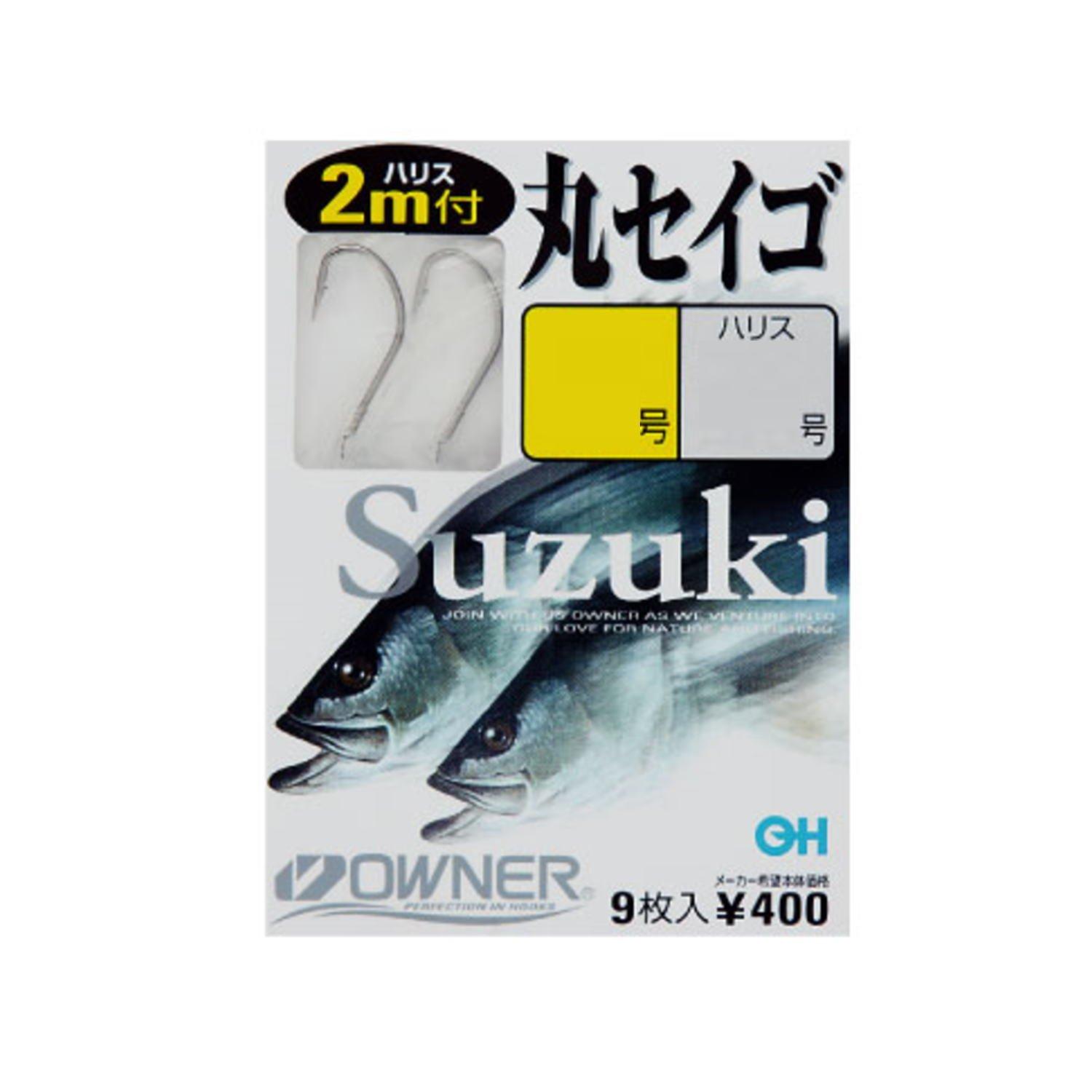 

OWNER Maruseigo Hook with 2m 14-3 40622 Fishing Hook