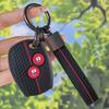 Precise Fit Silicone Key Case With Keychain, Honeycomb Cover For Renault Megane Modus Duster Fluence Clio Dacia Sandero Key Fob