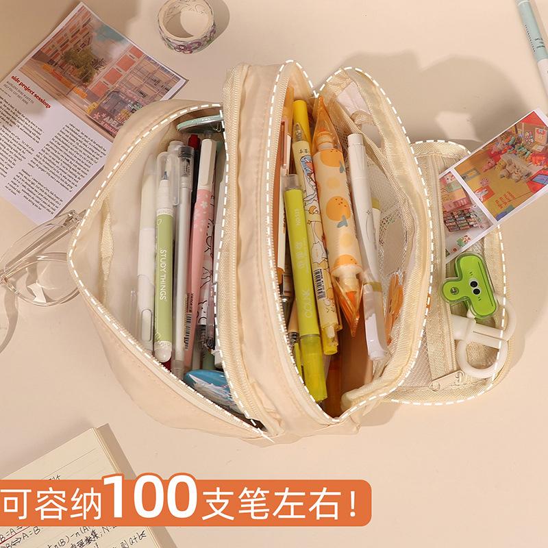 Großes Fassungsvermögen Einfache Japanische Federtasche Federtasche Grundschule Mittelschule Oberschule Federtasche