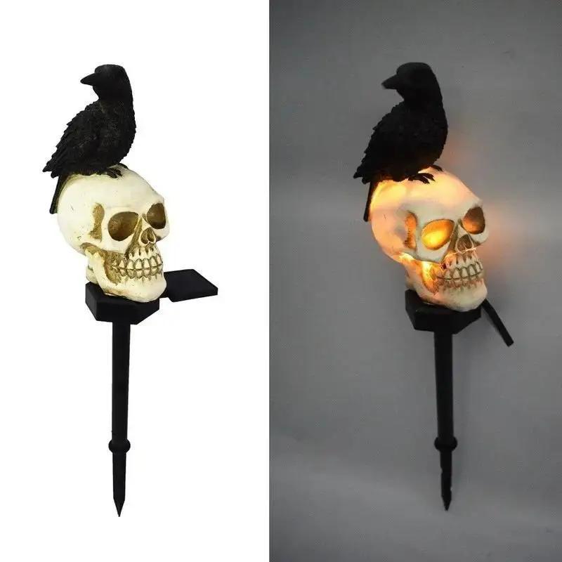 1 Pièce Nouveau Extérieur Fantôme Horreur Grimace Décor de Fête pour Cour Maison Éclairage de Vacances Décoration de Jardin