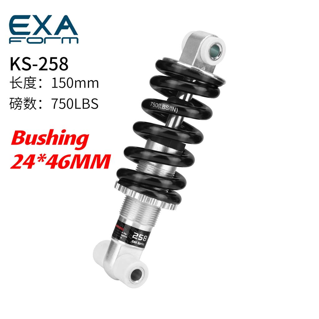 Amortiguador de Resorte 150mm 160mm 155mm Exa Form Mtb Suspensión Trasera de Muelle Amortiguador de Compresión Para Patinete Bicicleta Eléctrica de Montaña