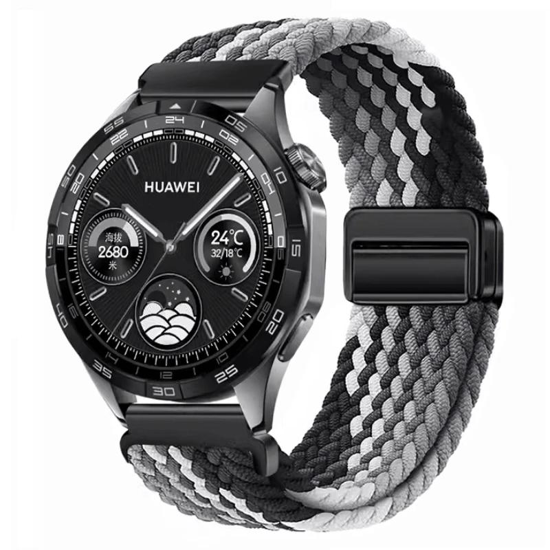 Nylon Band for Huawei Watch 5/GT5 Pro/GT5/4/3 46mm Sport Wristband for Amazfit Balance 2 1/Bip 6 5/GTR 47mm/GTS 4/Active 2 Strap