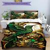3pcs Hummingbird Floral Soft Comfortable Bedding set, For Bedroom, Guest Room And Dorm, All Season Use, High-Definition Printing, Machine Washable 172