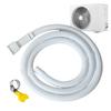 2/3/5m*2.5cm Air Conditioner Drain Hose Flexible Drain Hose With Clip Cuttable Rubber Adapter Dehumidifier Drain Hose