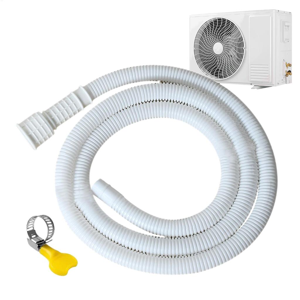 2/3/5m*2.5cm Air Conditioner Drain Hose Flexible Drain Hose With Clip Cuttable Rubber Adapter Dehumidifier Drain Hose